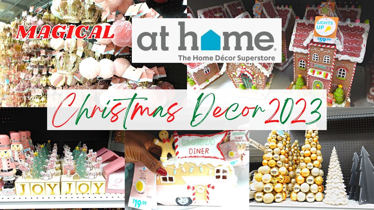 AT HOME CHRISTMAS 2023 SHOP WITH ME | CHRISTMAS DECOR SHOPPING | 2023 Christmas Decorating Ideas