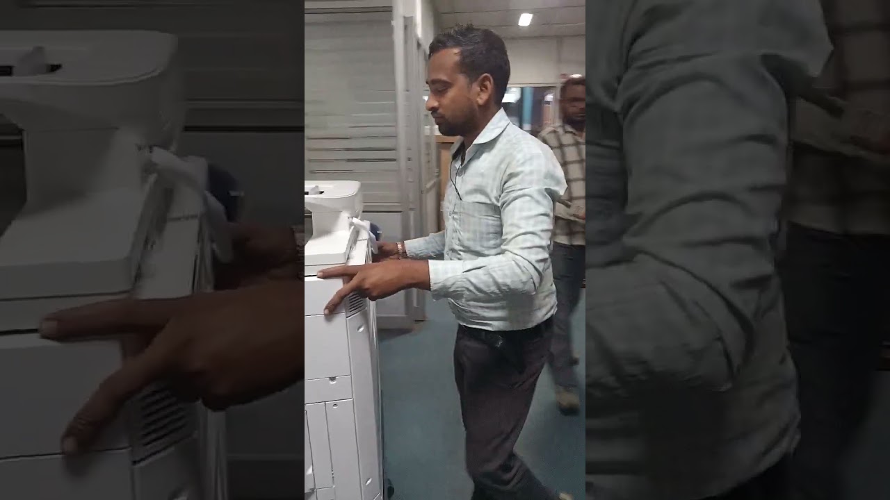 installation of Sharp photocopier BP 30M31