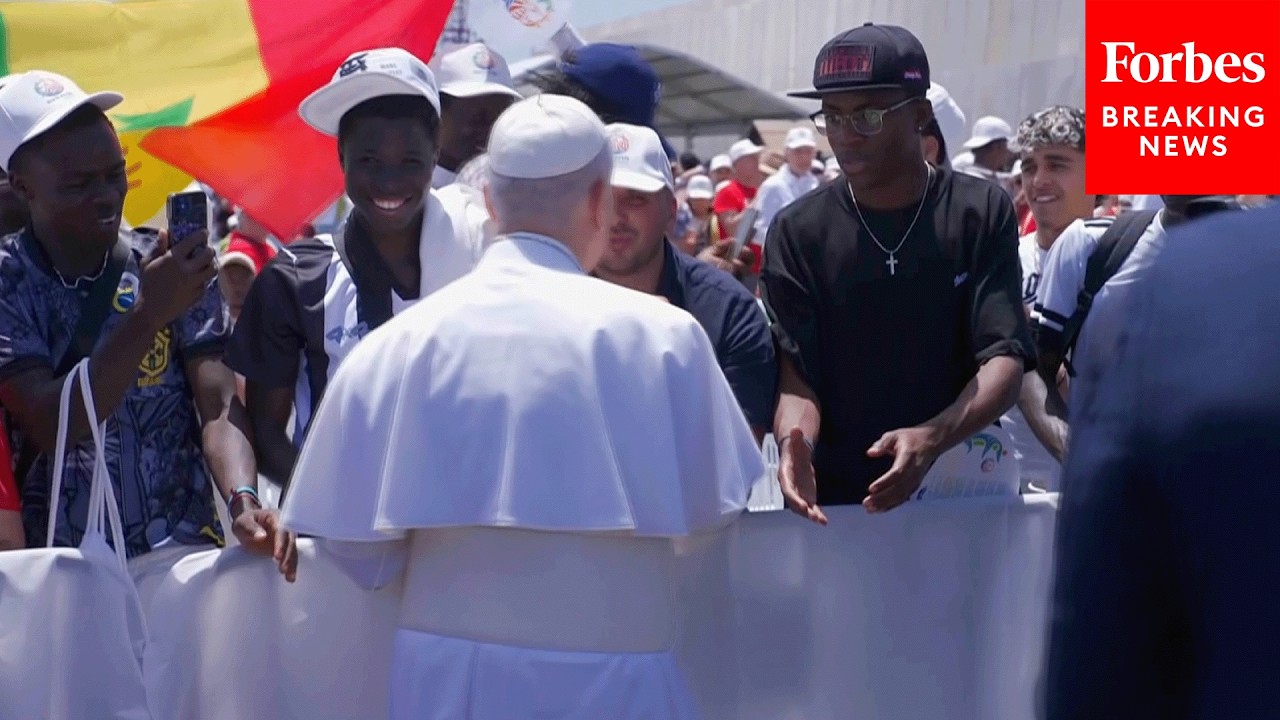 Pope Leo XIV Visits Migrants At Gran Canaria Port In The Canary Islands