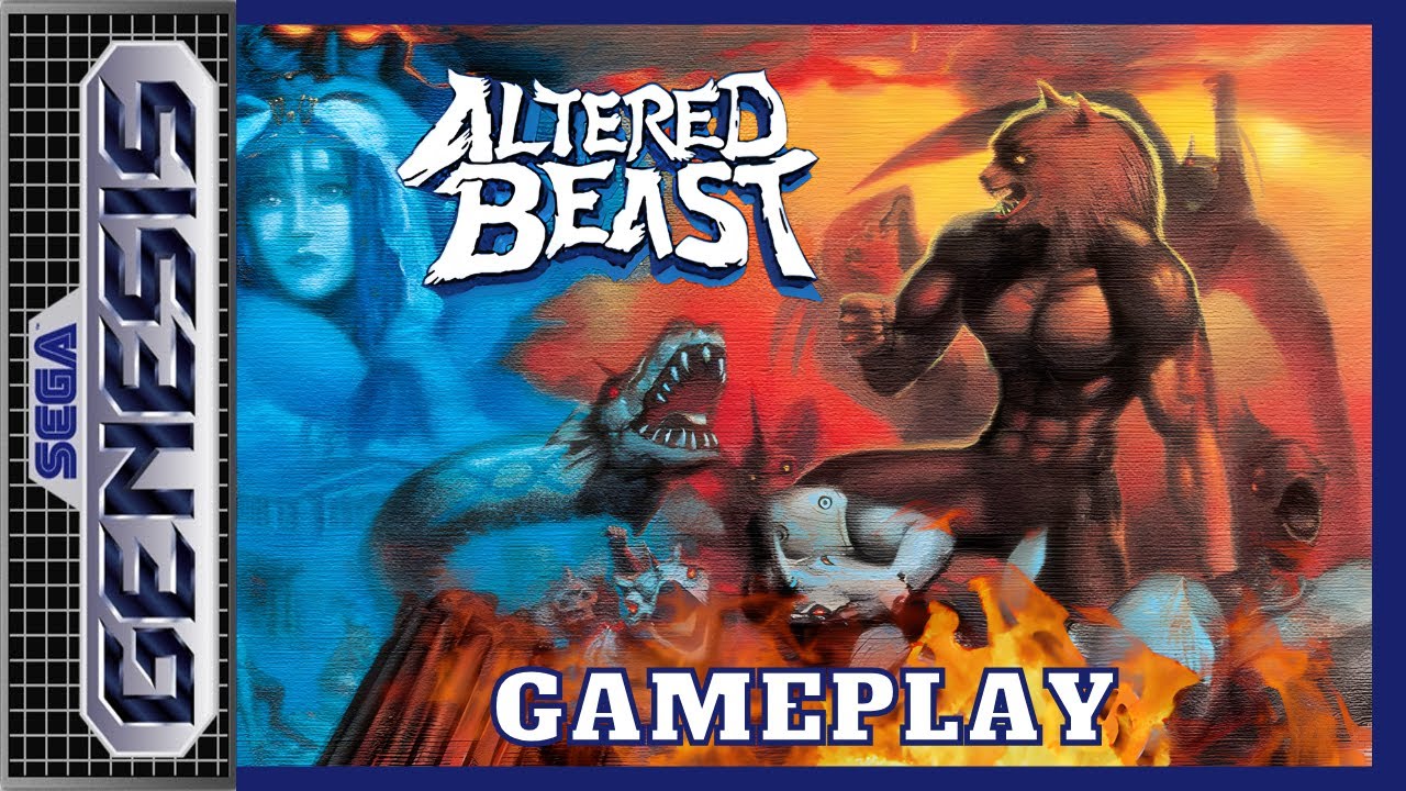 Altered Beast - Sega Genesis / Mega Drive Gameplay Walkthrough / [No Commentary]