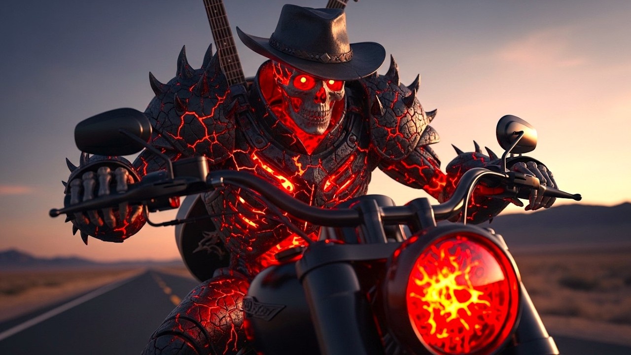 OUTLAW BIKER ROCK • Dark Country Road of No Return for Savage Riders