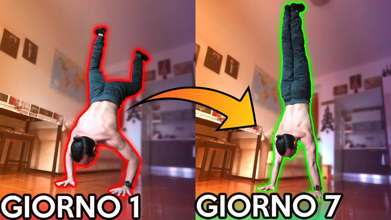 LA VERTICALE IN 7 GIORNI! - Si può fare?