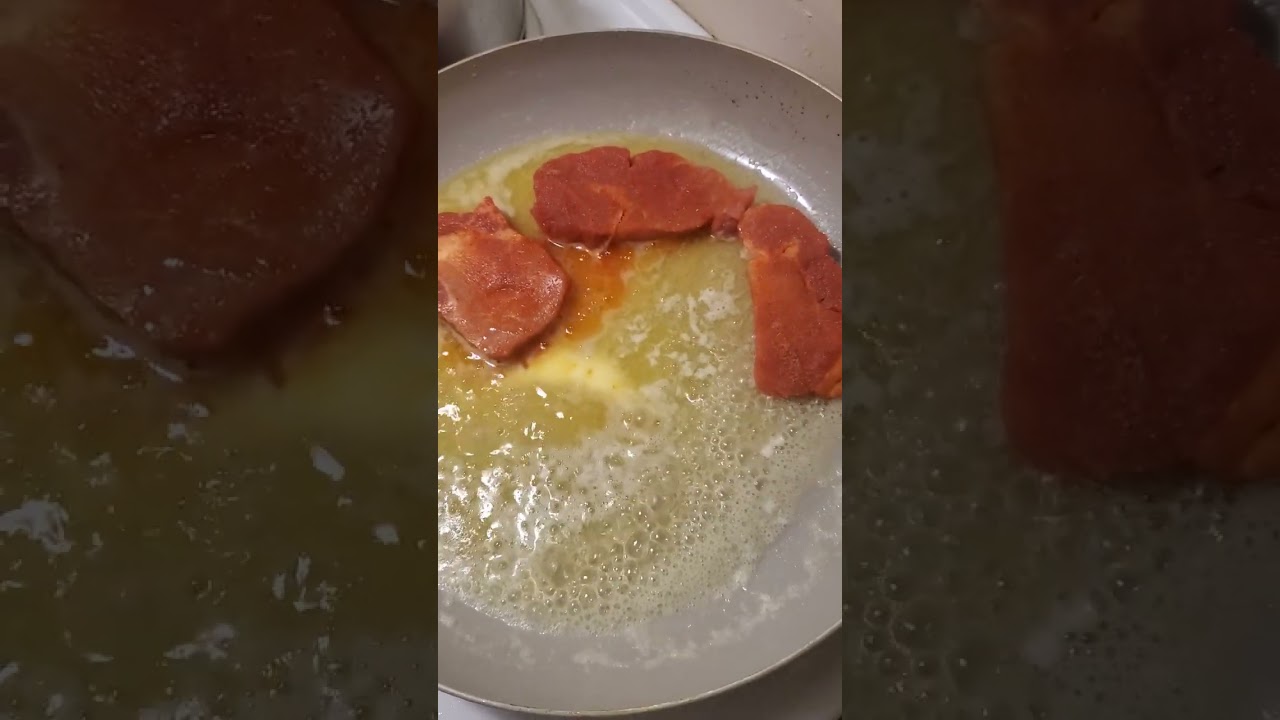 @BestLifeEver. Saz'on on porkchops in butter.