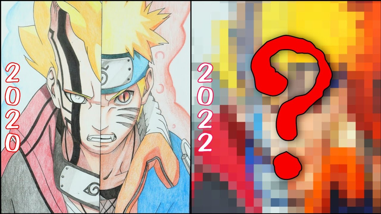 REMAKE my firs drawing video on youtube | NARUTO X BORUTO