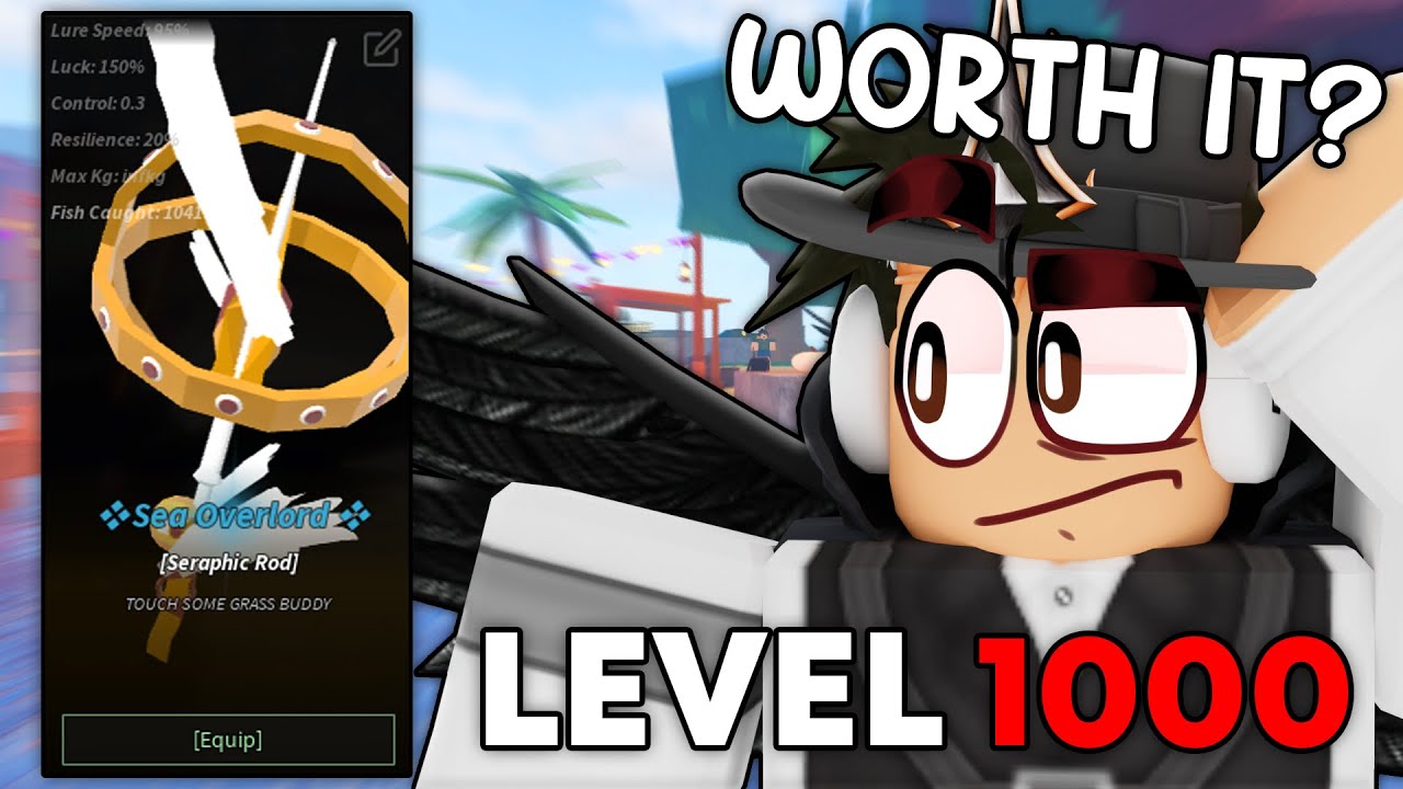 Is the SERAPHIC ROD Worth 1000 LEVELS in Fisch (Roblox Fisch)