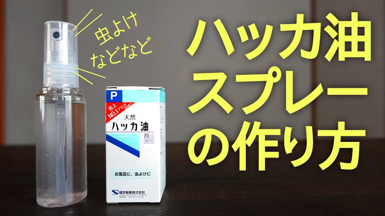ハッカ油スプレーの作り方 キャンプ・アウトドアの虫除け対策におすすめ！