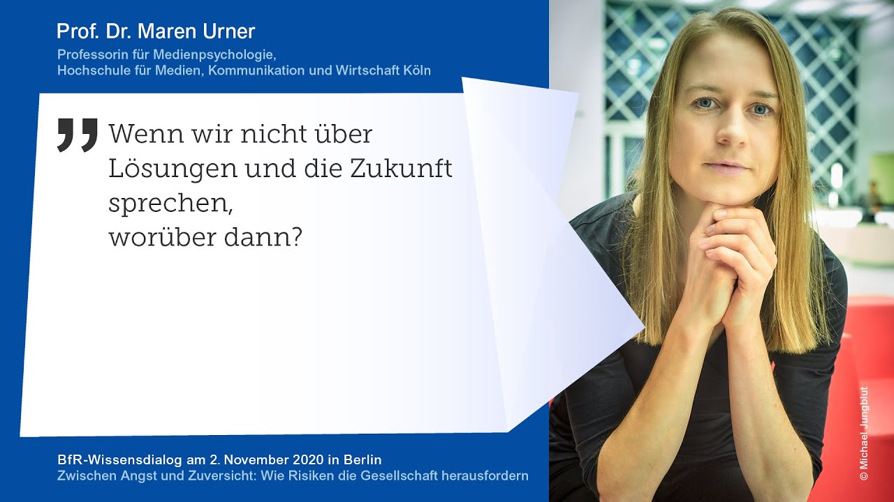 Professor Dr. Maren Urner [BfR-Wissensdialog: 