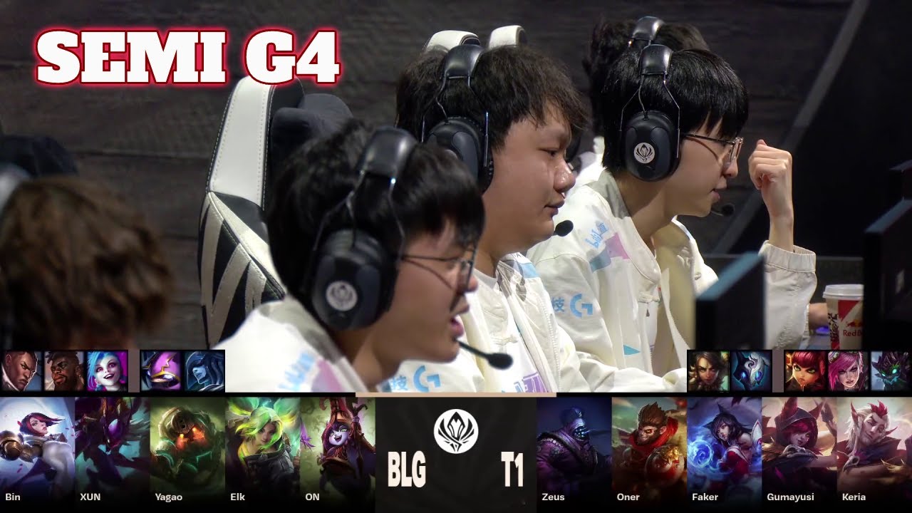 BLG vs T1 - Game 4 | Semi Final LoL MSI 2023 Main Stage | Bilibili Gaming vs T1 G4 full game