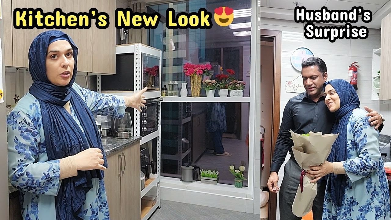 Kitchen ki New Look bari pyari lagi 🥰 Makeover start kar dia