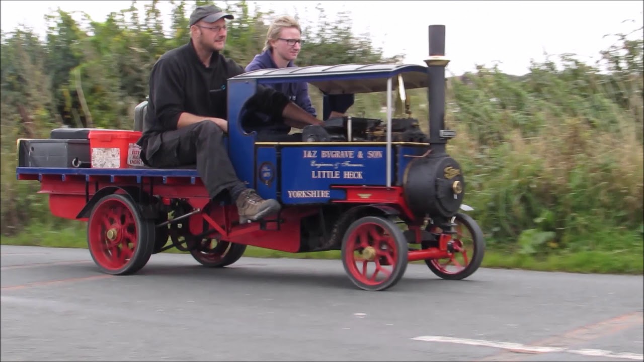 4inch Foden steam wagon road run to the pub