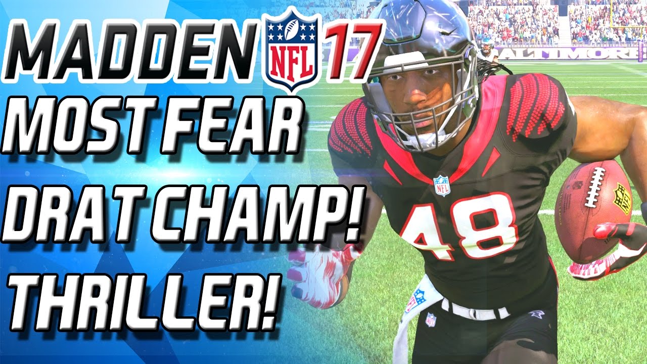 Ужасающий триллер! Самые опасные чемпионы драфта! - Madden 17
