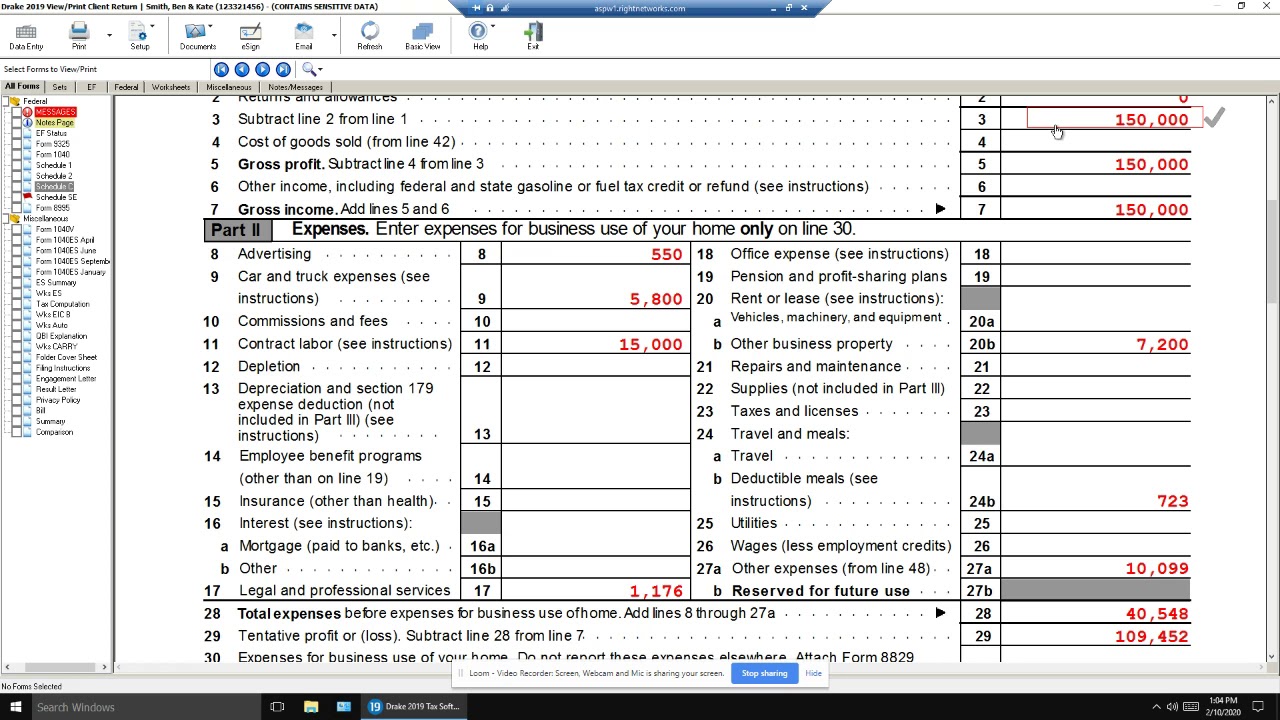 Photographers double check your 2019 tax return before you file