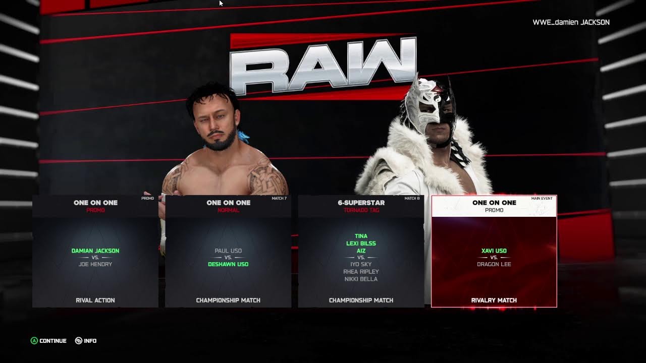 wwe2k26 ep1 season wwc monday night raw