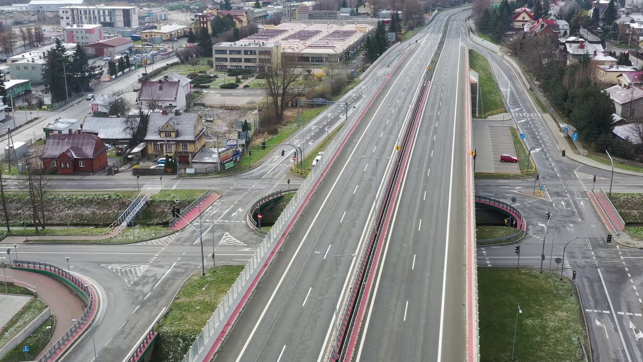 MYŚLENICE - Miasto Ciszy /4K/ Myslenice during Coronavirus pandemic