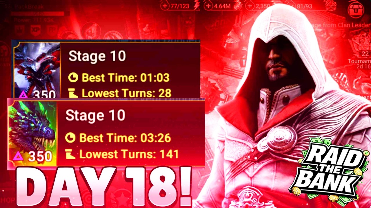 Days 15-18 Ezio (Hardly Built) IS AMAZING! | Raid: Shadow Legends