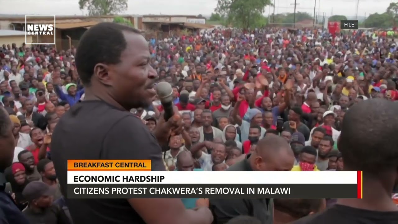 Citizens Protest Chakwera's Removal in Malawi