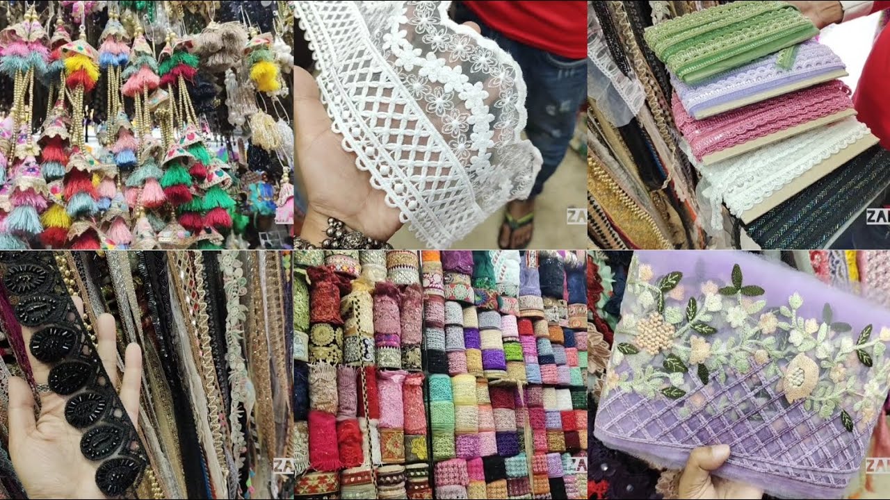 জামার লেস এবং টারসেল কিনুন পাইকারী দামে Krishi Market থেকে // Lace and Tassel price in Bangladesh