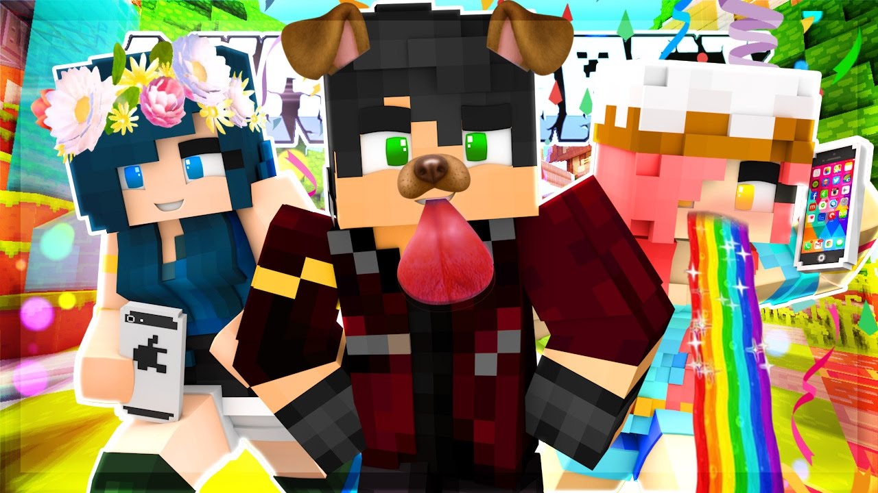 SNAPCHAT CHALLENGE IN MINECRAFT!