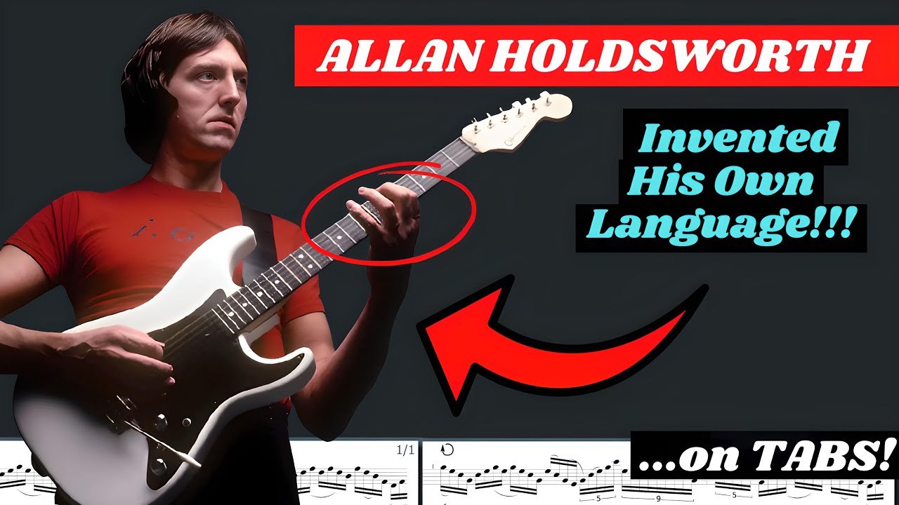 The INSANE LEGATO PHRASES That GUITARISTS Are Still Trying to Figure Out!!! ALLAN HOLDSWORTH