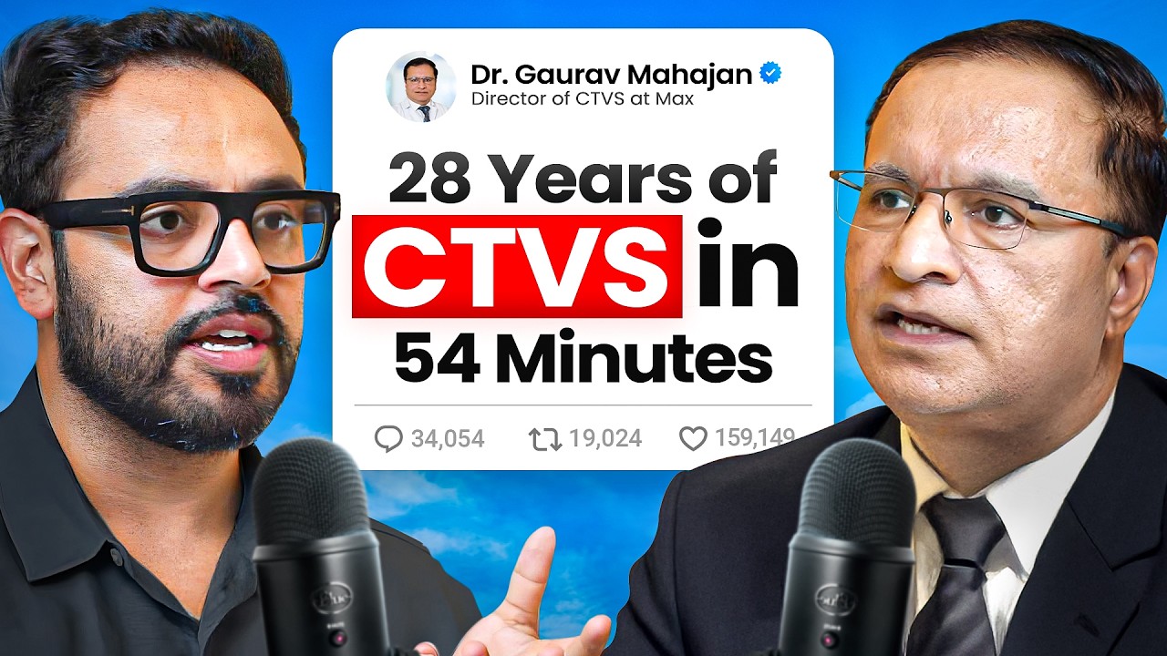 CTVS as a Career: Salary, Jobs, Residency, Private Practice, Future Scope | Dr. Gaurav Mahajan.