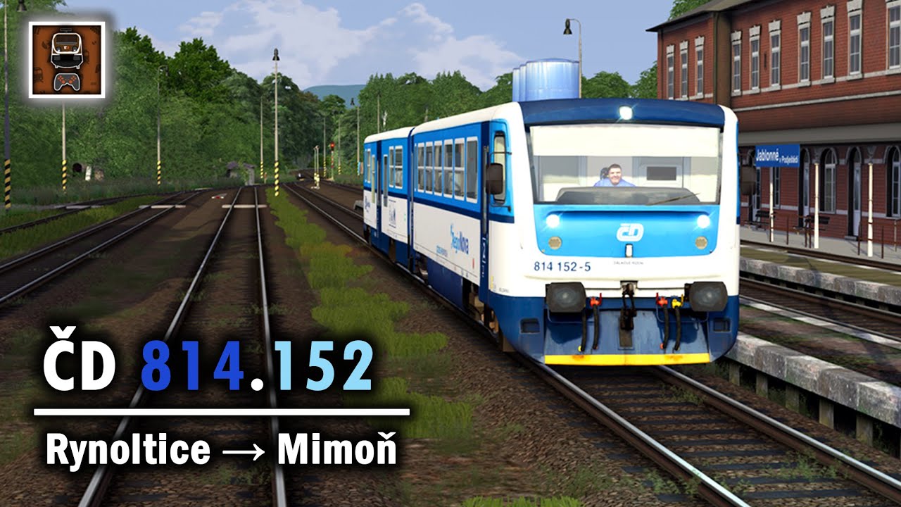 Train Simulator ▪ ČD 814 152 - Os 6614 || Rynoltice → Mimoň || 2K