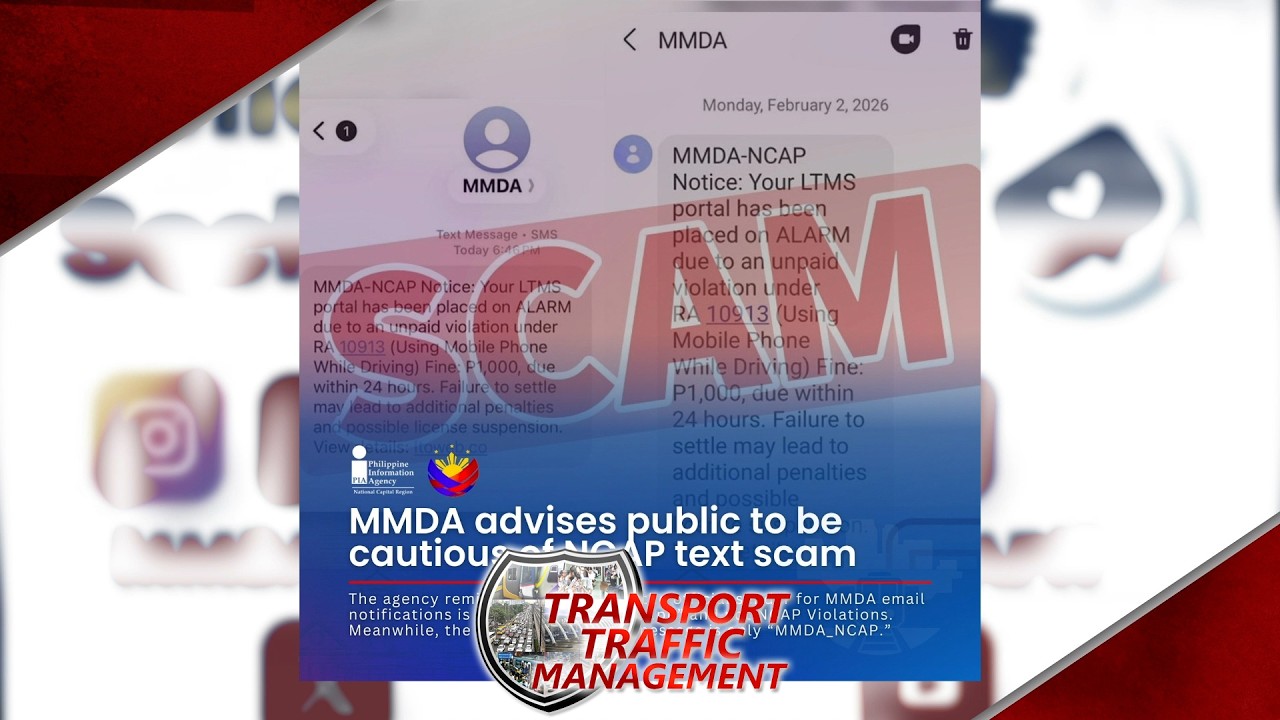 MMDA предупреждает о мошенничестве с текстовыми сообщениями, связанными с программой NCAP | Автом...