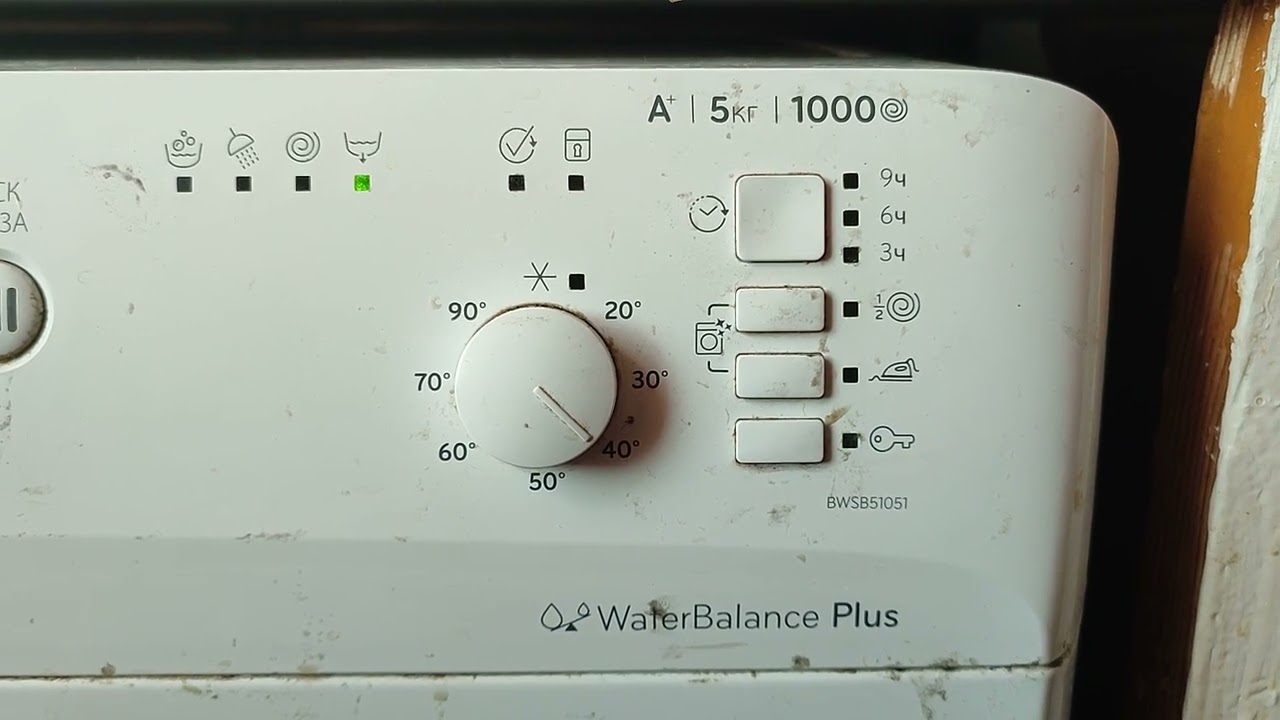 Indesit BWSB 51051 что за ошибка?