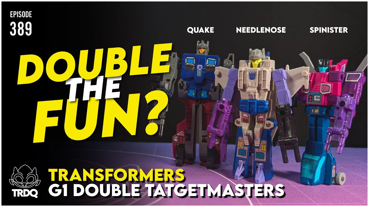 TRDQ: Transformers G1 Double Targetmasters - Needlenose - Spinister - Quake - REVIEW!