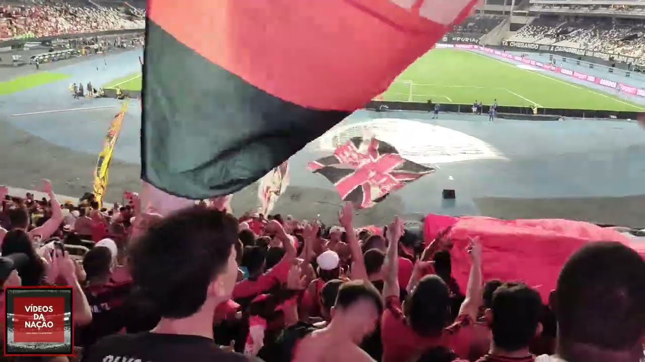 Gritos da torcida do Flamengo contra o Botafogo no Engenhão - Carioca 2026