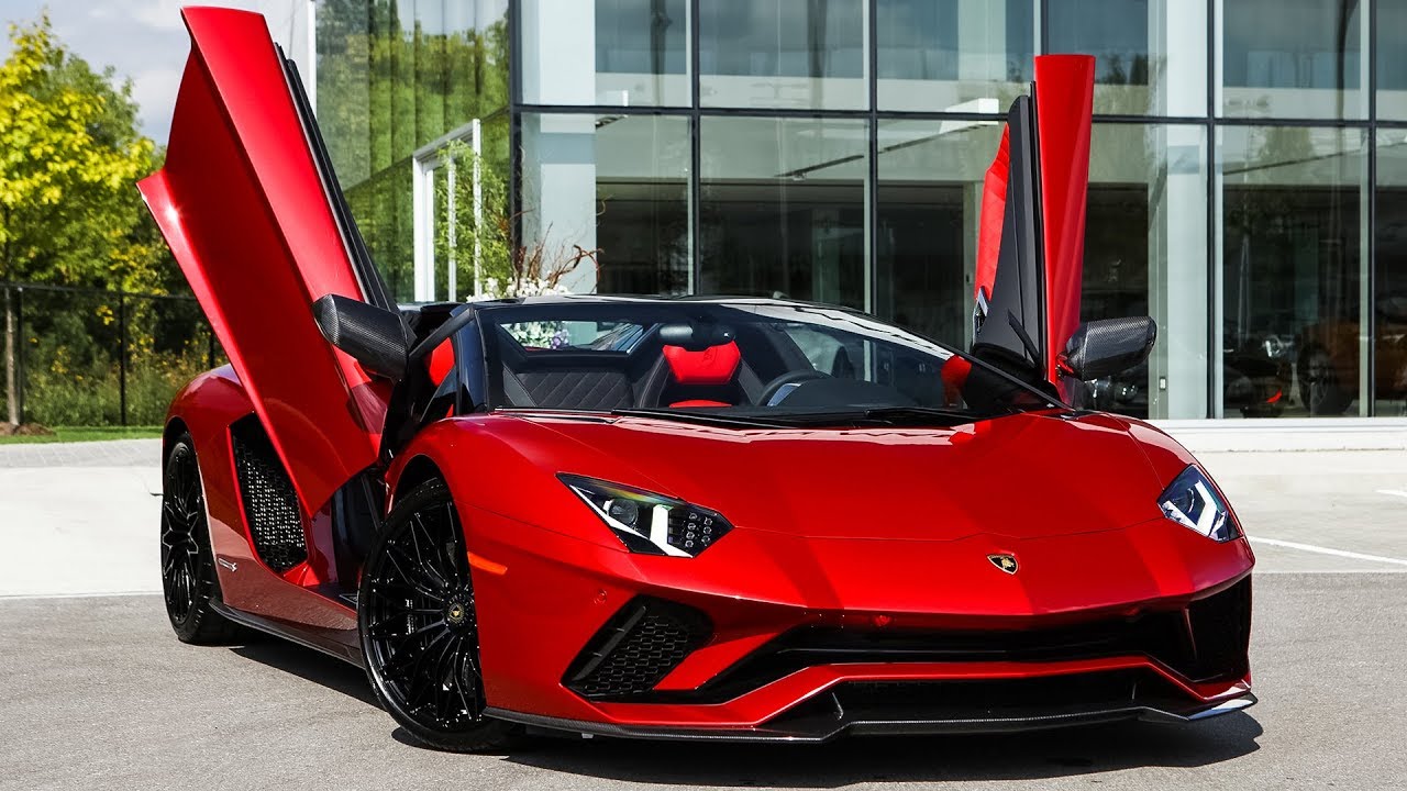 Обзор СОВЕРШЕННО НОВОГО Lamborghini Aventador S Roadster 2019 года в цвете Rosso Leto!!!