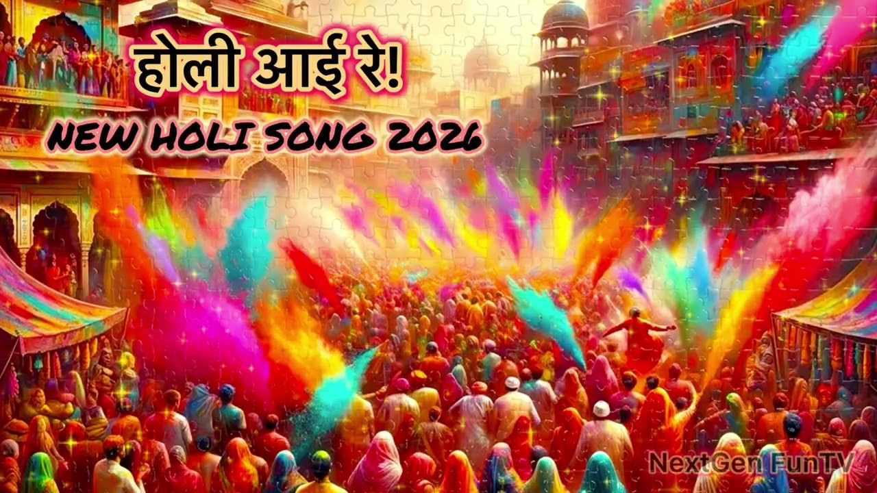 होली आई रे होली आई | वृन्दावन खेले गोरी | 2026 का सबसे सुंदर ब्रज होली गीत | New Holi Song 2026