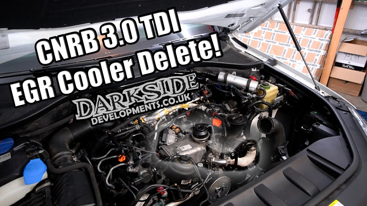 3.0 TDI EGR Cooler Delete Install - CNRB+ Darkside EGR Delete!