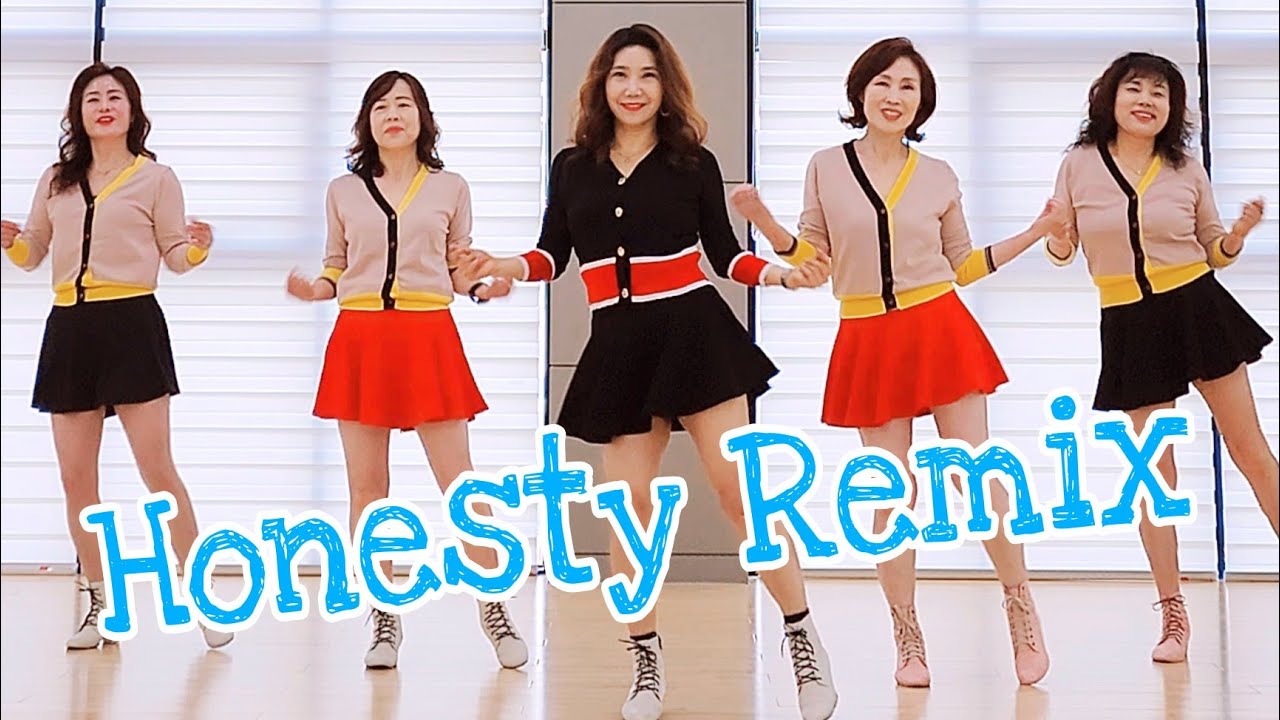 Honesty Remix Line Dance|초중급라인댄스