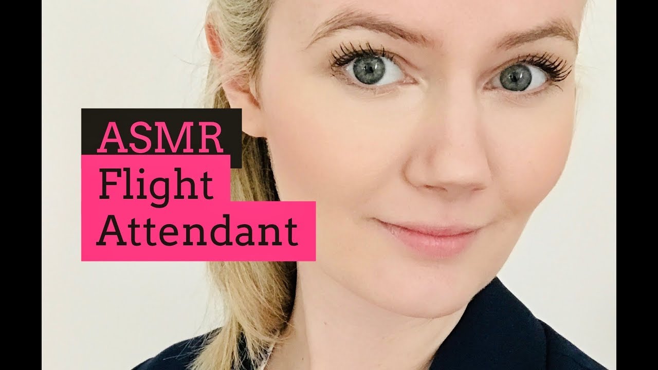 ASMR Flight Attendant Role Play | Whisper