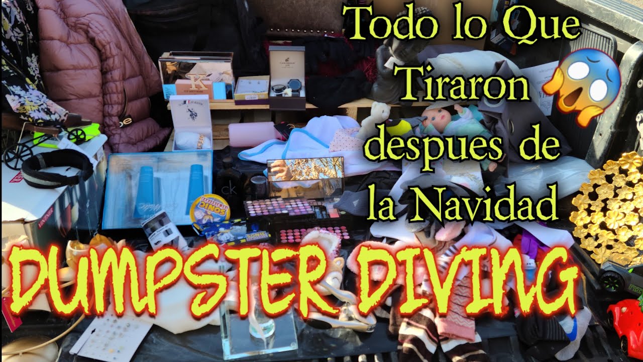 ♻️Todo lo Que Tiraron Despues de la NAVIDAD😱Dumpster Diving/Lo Que Tiran en USA 🇺🇸
