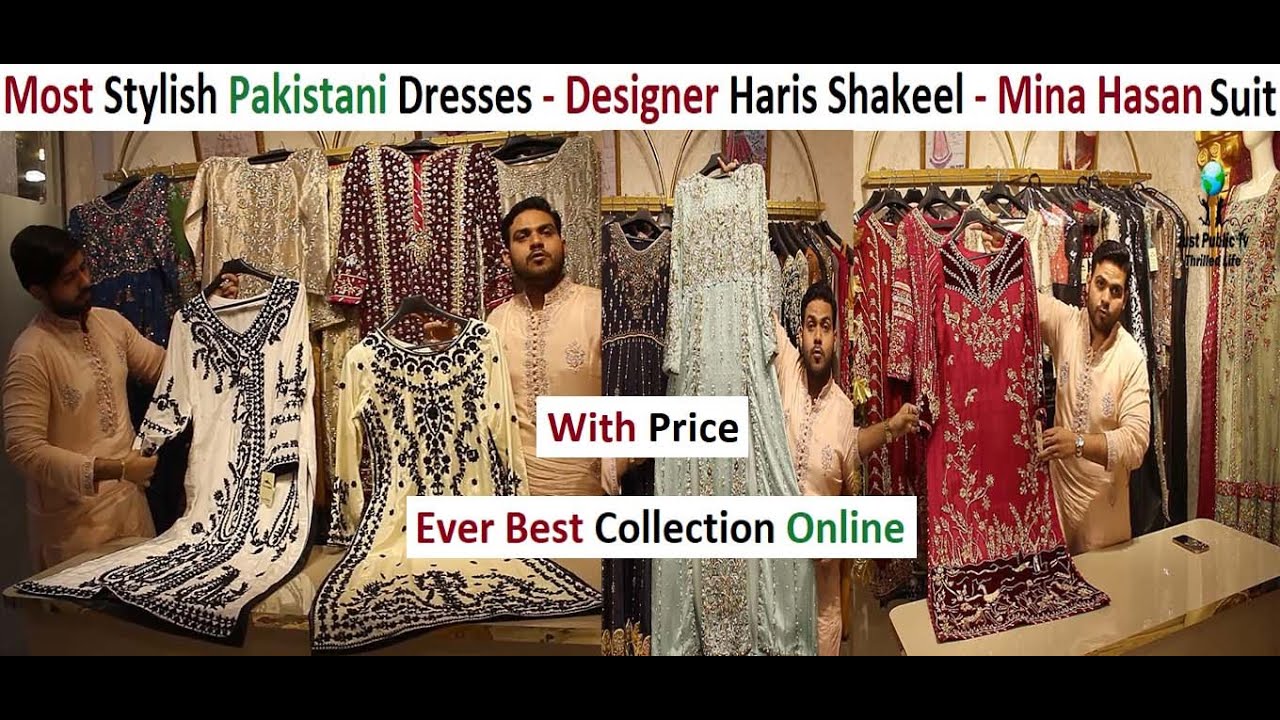 Most Stylish Pakistani Dresses - Designer Haris Shakeel - Mina Hasan Suits - Wedding Outfits