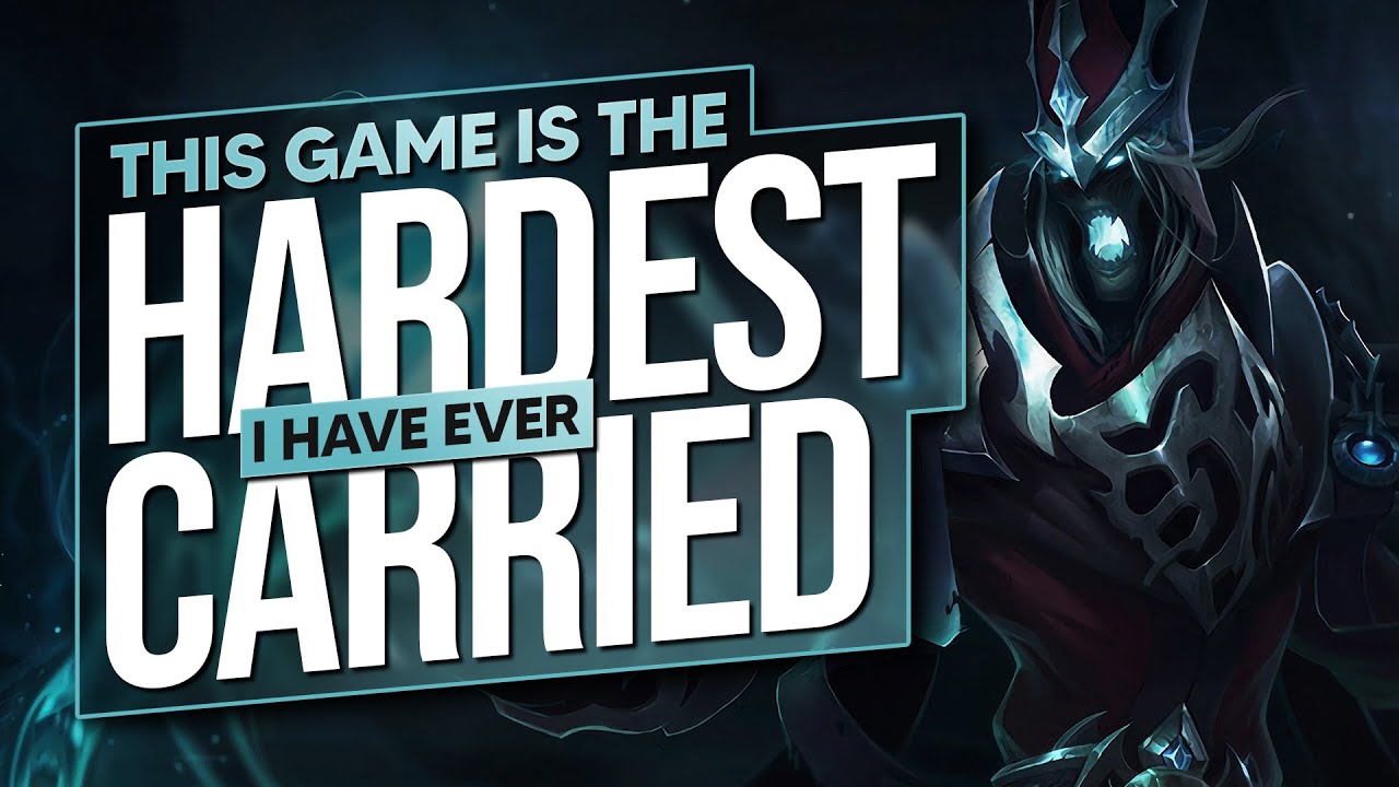 THIS IS THE HARDEST I'VE EVER CARRIED A GAME IN CHALLENGER