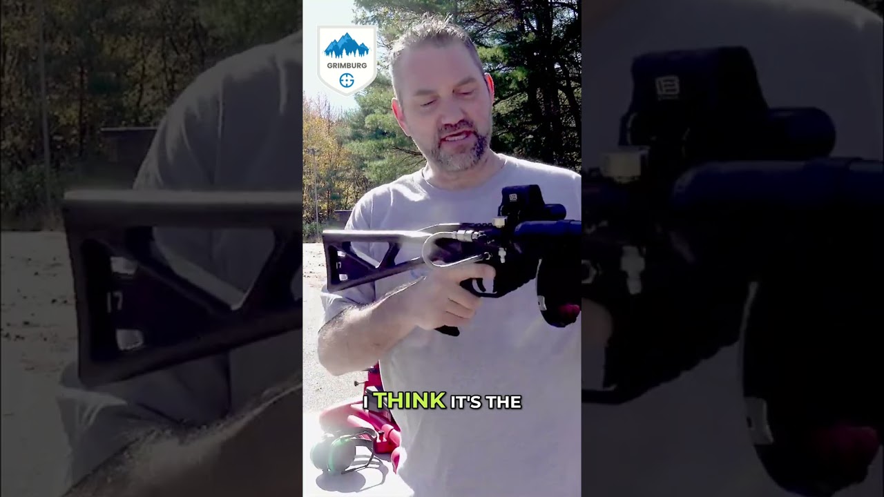 FN303 Launcher Test: Watch Bullets Fly at 180 Feet! #shorts
