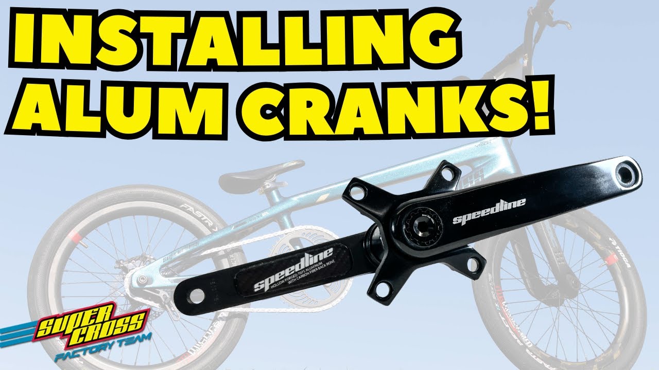 Installing Speedline's new ALUMINUM CRANKS!