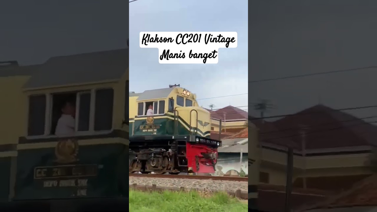 Lokomotif CC201 Vintage sedang menuju Dipo Lokomotif Cilacap untuk beristirahat. #keretaapi #vintage