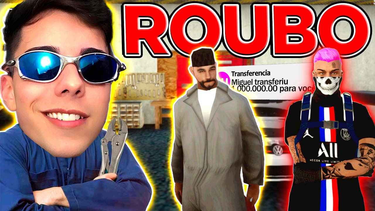 VIREI MECANICO e ROUBEI o MOLEQUE 😂 - GTA SAMP ANDROID/PC