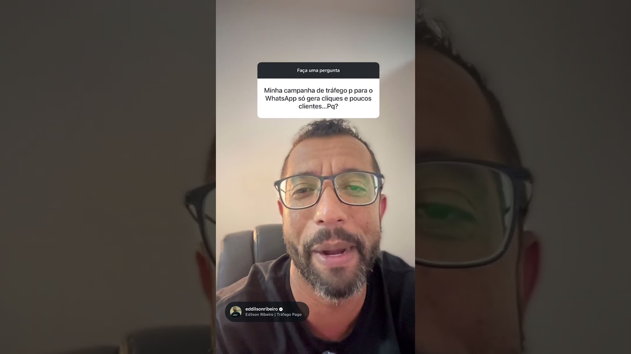 SOLUÇÃO- Campanha no Meta Ads só gera cliques e pouquíssimas conversas no WhatsApp.