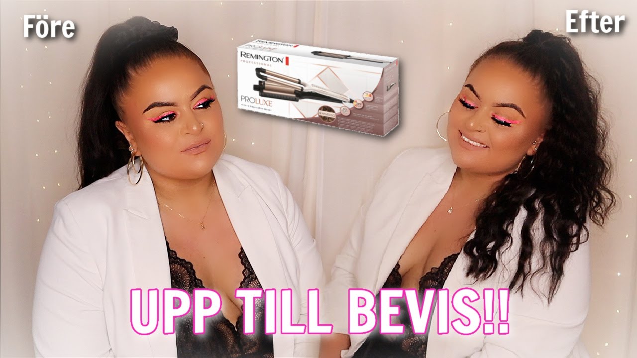UPP TILL BEVIS!! TESTAR REMINGTON PROLUXE 4-IN-1 ADJUSTABLE WAVER (FIRST IMPRESSION)