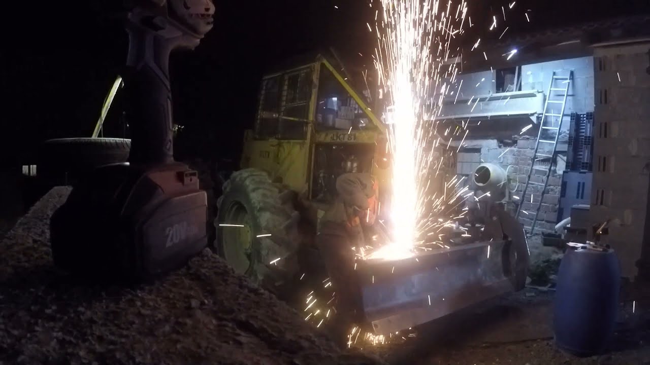 LKT 81 turbo - Montáž pomocných zubov . Časť 1. // Installation of auxiliary teeth. Part 1.