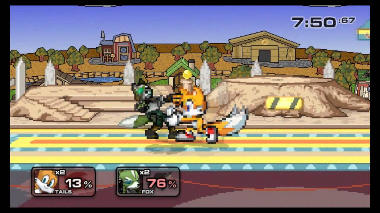 It's ball's time! SSF2 0.9b Tails combo video