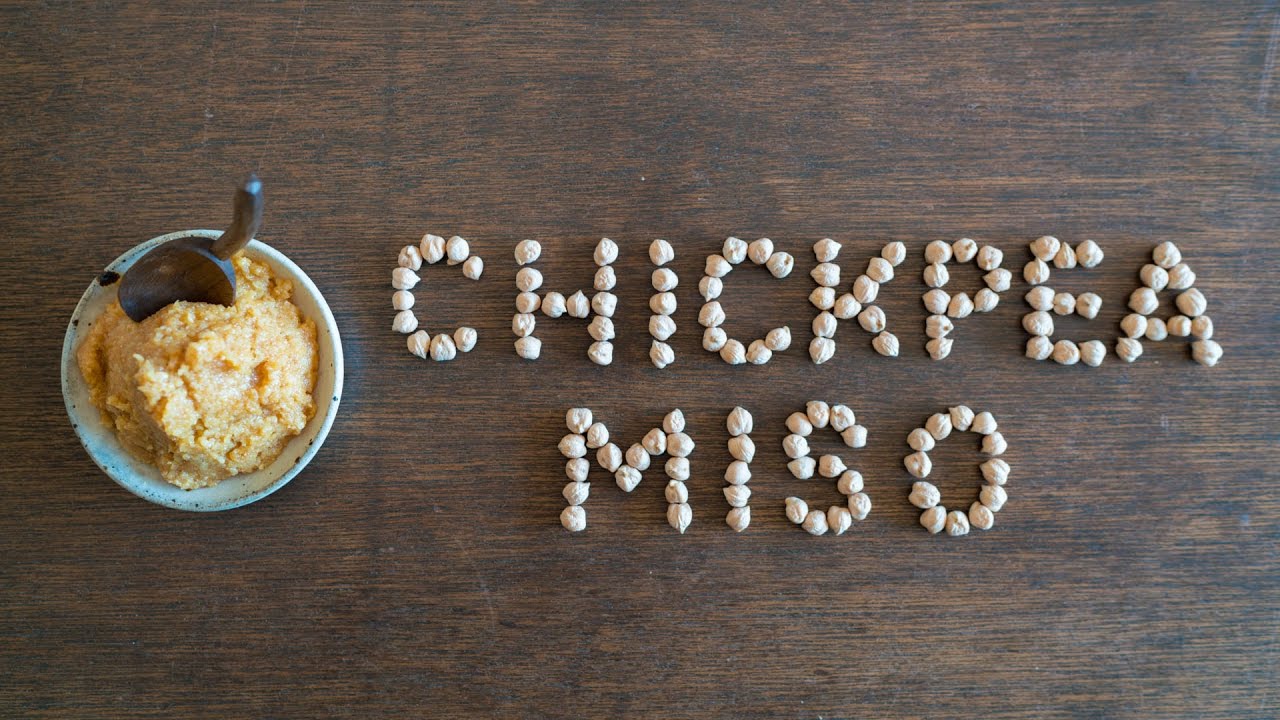 Homemade Chickpea Miso ☆ ひよこ豆味噌の作り方