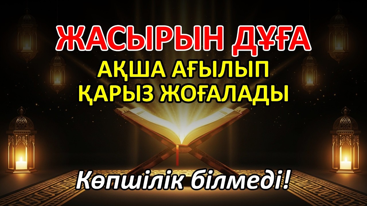 💰 Миллионерлердің Жасырын Байлық Дұғасы — Қарыздан Құтылып, Байып Кетіңіз!