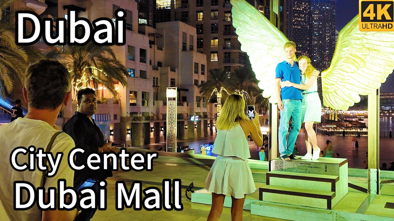 🇦🇪 Dubai Mall, Amazing Burj Khalifa, City Center Walking Tour [4K]