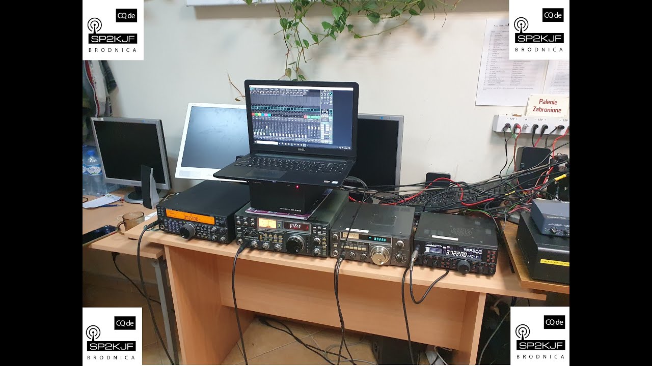 Porównanie brzmienia TRX z wyjść audio: TS-590 / IC-750 / FT-77S / FT-450 / SDR AVALA / TS-440S