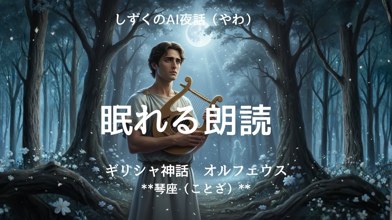眠れる朗読　ギリシャ神話　**琴座（ことざ）**　オルフェウス